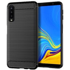 FORCELL Obal / kryt na Samsung Galaxy A7 2018 černý - Forcell CARBON