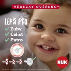 Nuk Dudlík Mommy Feel v boxu, krémový 0-9m, 2 ks