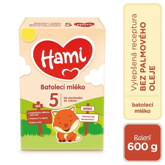 Hami 5 Mléko dětské 600 g