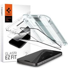 Spigen TEPELNÉ SKLO SPIGEN GLAS.TR "EZ FIT" FC IPHONE 15 PRO ČERNÝ