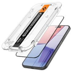 Spigen TEPELNÉ SKLO SPIGEN GLAS.TR "EZ FIT" FC IPHONE 15 ČERNÉ