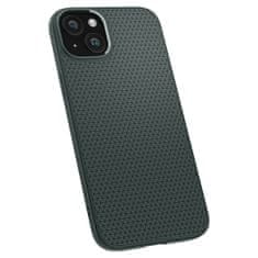 Spigen Liquid Air silikonové pouzdro na iPhone 15 PLUS 6.7" Abyss Green