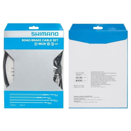 Shimano Set vedení Y80098011 - brzdový, silniční, černá