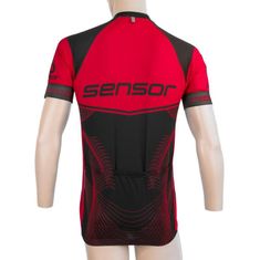 Sensor Dres Cyklo Team Up - pánský, černá/červená - Velikost S