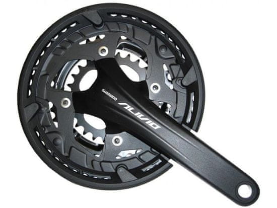 Shimano Kliky Alivio FC-T4060 - 48-36-26z, černá, kryt, 170mm (9s)