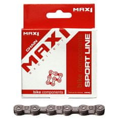 MAX1 Řetěz 9 speed, 116 článků, se spojkou - šedý