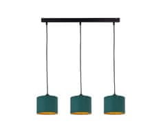 Greatstore 3xE27 FLOW GREEN závěsná lampa