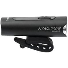 MAX1 Světlo Nova 200 USB - přední, 200 lm, součástí 1x 18650 lithiová baterie (3,7 V / 2000 mAh)