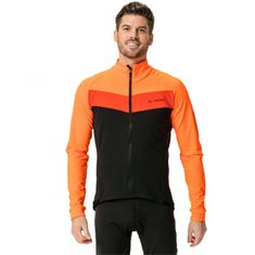 Vaude Dres Posta LS Tricot - pánské, dlouhý, oranžová neon - Velikost M