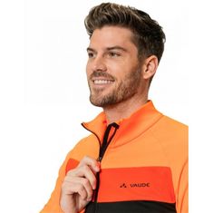 Vaude Dres Posta LS Tricot - pánské, dlouhý, oranžová neon - Velikost S