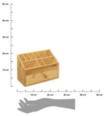Dekorstyle Bambusový organizér B2Bus 9x přihrádka 1x šuplík