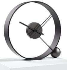 Mclock Designové stolní hodiny Endless lacquered black/black 32cm