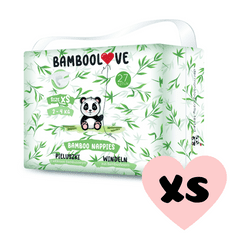 Bamboolove Pleny jednorázové bambus vel. XS 2-4 kg 27 ks