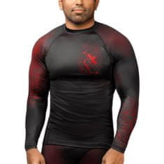 Rashguard HAYABUSA Geo Dl. rukáv - červený