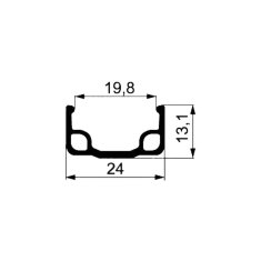 Remerx Ráfek RMX - 559-20, 36 děr, stříbrná (26)