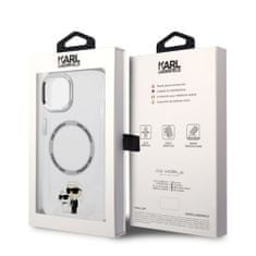 Karl Lagerfeld & Choupette NFT průhledný kryt s MagSafe na iPhone 13