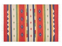 Beliani Bavlněný kelimový koberec 140 x 200 cm vícebarevný ALAPARS