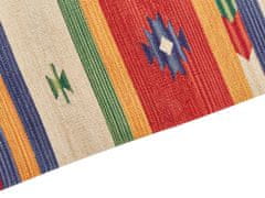 Beliani Bavlněný kelimový koberec 80 x 150 cm vícebarevný ALAPARS