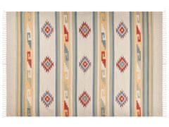 Beliani Bavlněný kelimový koberec 200 x 300 cm vícebarevný APARAN