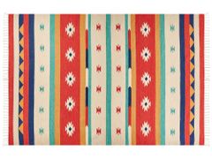 Beliani Bavlněný kelimový koberec 200 x 300 cm vícebarevný MARGARA