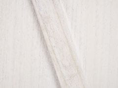 Beliani Dřevěný 4dílný skládací paraván 170 x 163 cm bílý RIDANNA