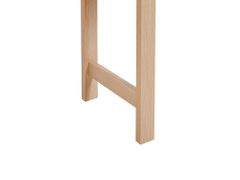 Beliani Konzolový stolek se 2 zásuvkami světlé dřevo RANDA