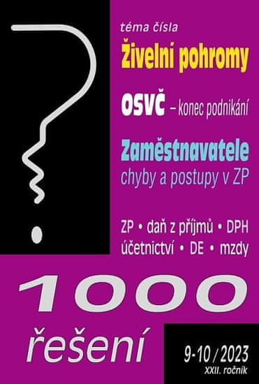 1000 řešení 9-10/2023 Živelní pohromy a podnikání