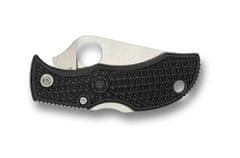 Spyderco MBKWP Manbug Wharncliffe malý kapesní nůž 5 cm, černá, FRN