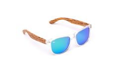 Kašmir WAY WOOD POLARIZED WWP06 průhledné - skla modro-zelená zrcadlová