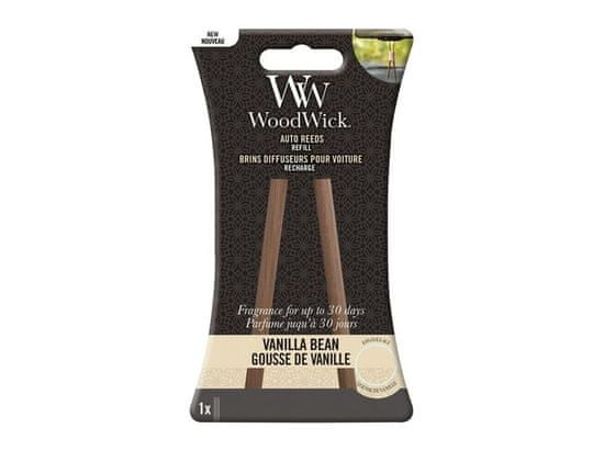 Woodwick Náhradní vonné tyčinky Auto Reeds - Vanilla Bean