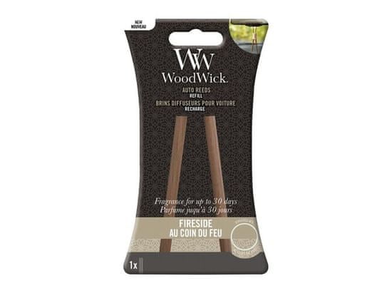 Woodwick Náhradní vonné tyčinky Auto Reeds - Fireside