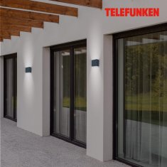 BRILONER BRILONER TELEFUNKEN LED venkovní svítidlo 11 cm 2x7W 600lm antracit IP44 TF 303405TF