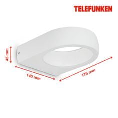 BRILONER BRILONER LED venkovní svítidlo, bílé, 1xLED/7,5W TF 320206TF