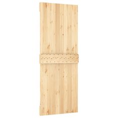 Greatstore Posuvné dveře s kováním 80 x 210 cm masivní borové dřevo