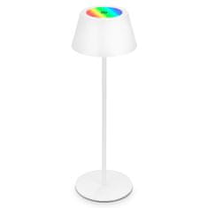 BRILONER BRILONER LED RGB nabíjecí stolní lampa 38 cm 2,6W 200lm bílé BRILO 7466016