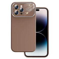 MobilPouzdra.cz Kryt Soft Silicone Lens pro Apple iPhone 14 Pro Max , barva hnědá