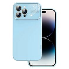 MobilPouzdra.cz Kryt Soft Silicone Lens pro Apple iPhone 13 Pro , barva světle modrá