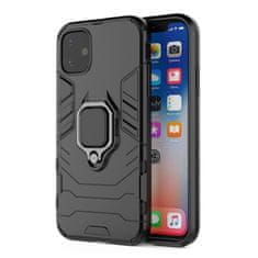 MobilPouzdra.cz Kryt odolný Ring Armor pro Apple iPhone 15 , barva černá