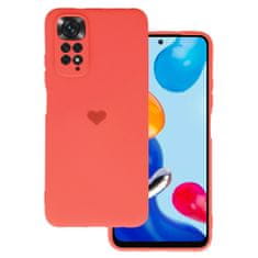 Vennus Kryt Vennus Heart Silicone pro Xiaomi Redmi Note 11 Pro/Note 11 Pro 5G , design 1 , barva korálová