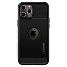 Spigen Kryt Rugged Armor ACS01700 for Apple iPhone 12/12 Pro , barva matná černá