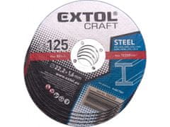 Extol Craft Kotouče řezné na kov, 5ks, O 125x1,6x22,2mm