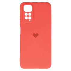 Vennus Kryt Vennus Heart Silicone pro Xiaomi Redmi Note 11 Pro/Note 11 Pro 5G , design 1 , barva korálová