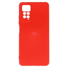 Vennus Kryt Vennus Heart Silicone pro Xiaomi Redmi Note 11 Pro/Note 11 Pro 5G , design 1 , barva červená