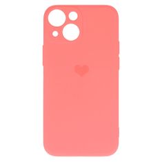 Vennus Kryt Vennus Heart Silicone pro Apple iPhone 14 Plus , design 1 , barva korálová