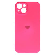 Vennus  Silikonové pouzdro Heart pro Iphone 14 Plus design 1 fuchsiová