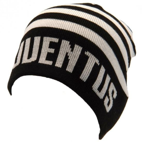 FOREVER COLLECTIBLES Stylová zimní úpletová čepice JUVENTUS FC Cuff Beanie ST