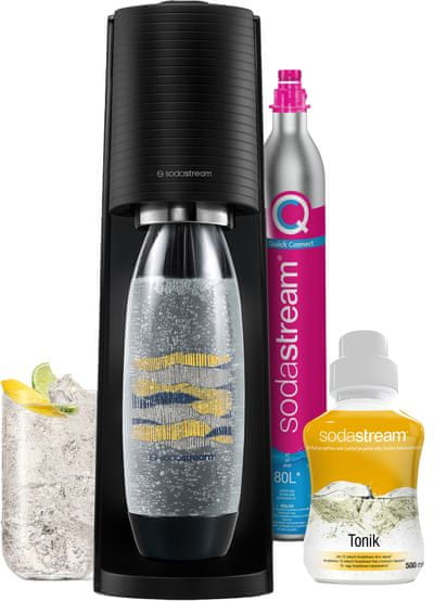  SODASTREAM TERRA Black Tonik  Megapack