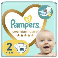 Pampers premium care pleny jednorázové 2 4-8 kg 240 ks - měsíční zásoba