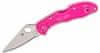 C11FPPNS30V Delica 4 Lightweight Pink kapesní nůž 7,4 cm, růžová, FRN