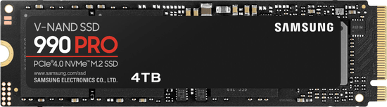 Samsung SSD 990 PRO, M.2 - 4TB (MZ-V9P4T0BW)